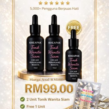 PAKEJ 2 BOTOL KHEAPAK + FREE 1 BOTOL